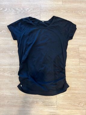 Athleta Black Short Sleeve Performance Tee